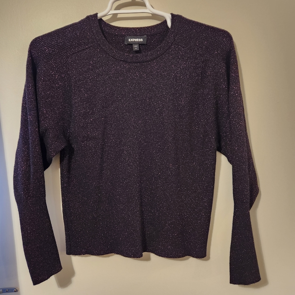 Express Sweater Size Medium Black/Red